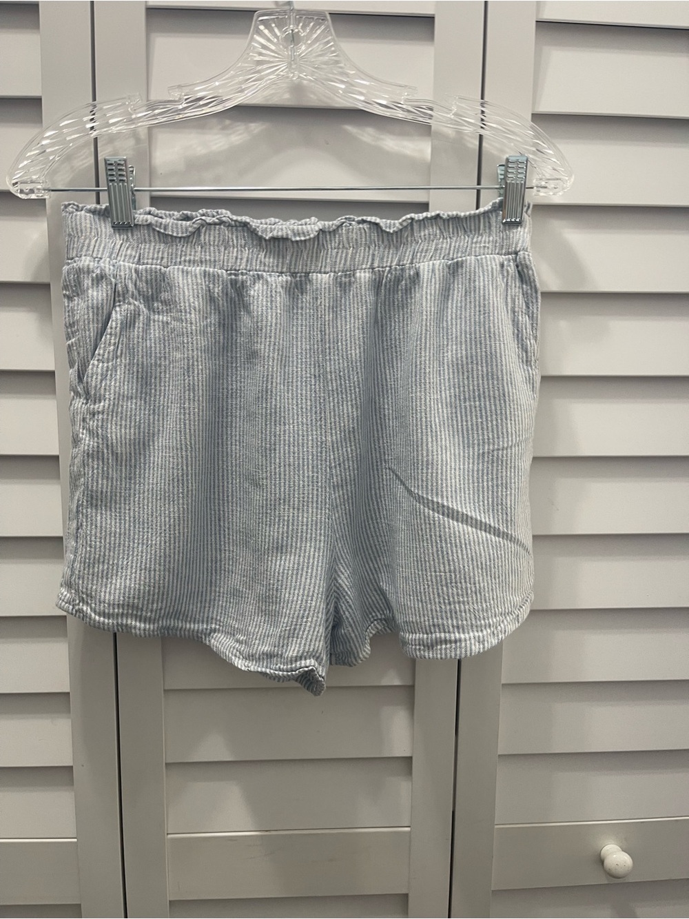 Copper Key Blue Pinstripe Shorts Girl’s 16